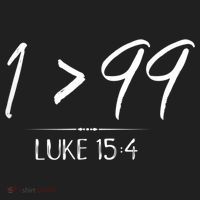 He Left The 99 To Rescue Me Christian Luke Sheep Gift Beanie thumb 2