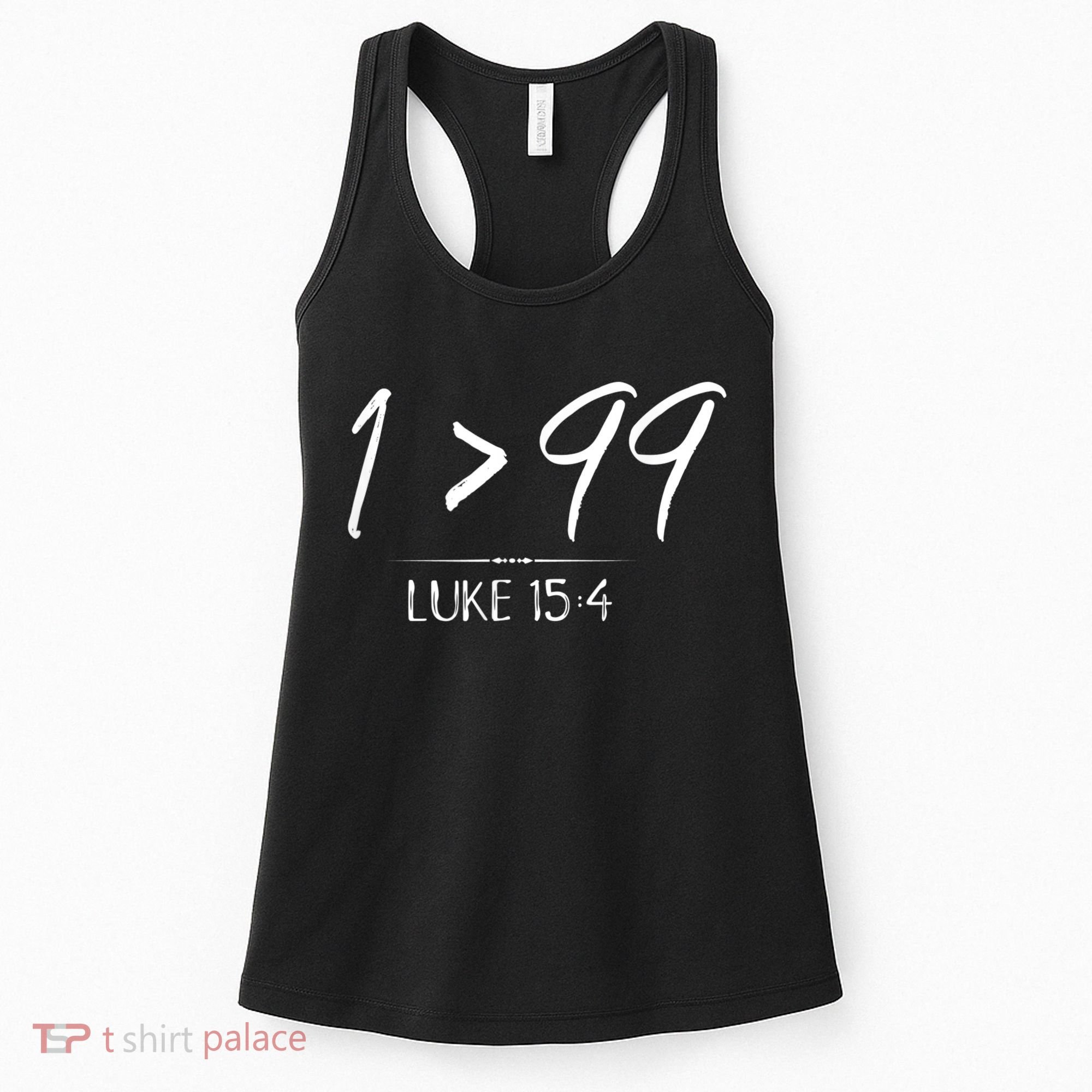 He Left The 99 To Rescue Me Christian Luke Sheep Gift Women's Tank Top