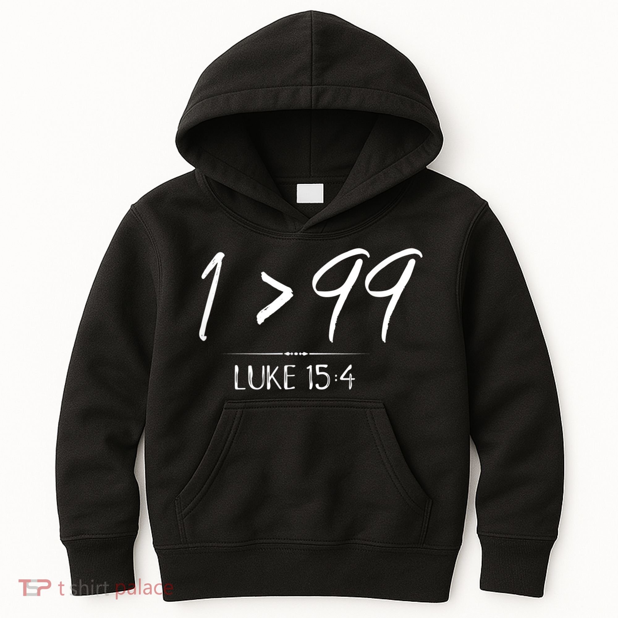 He Left The 99 To Rescue Me Christian Luke Sheep Gift Kids Hoodie