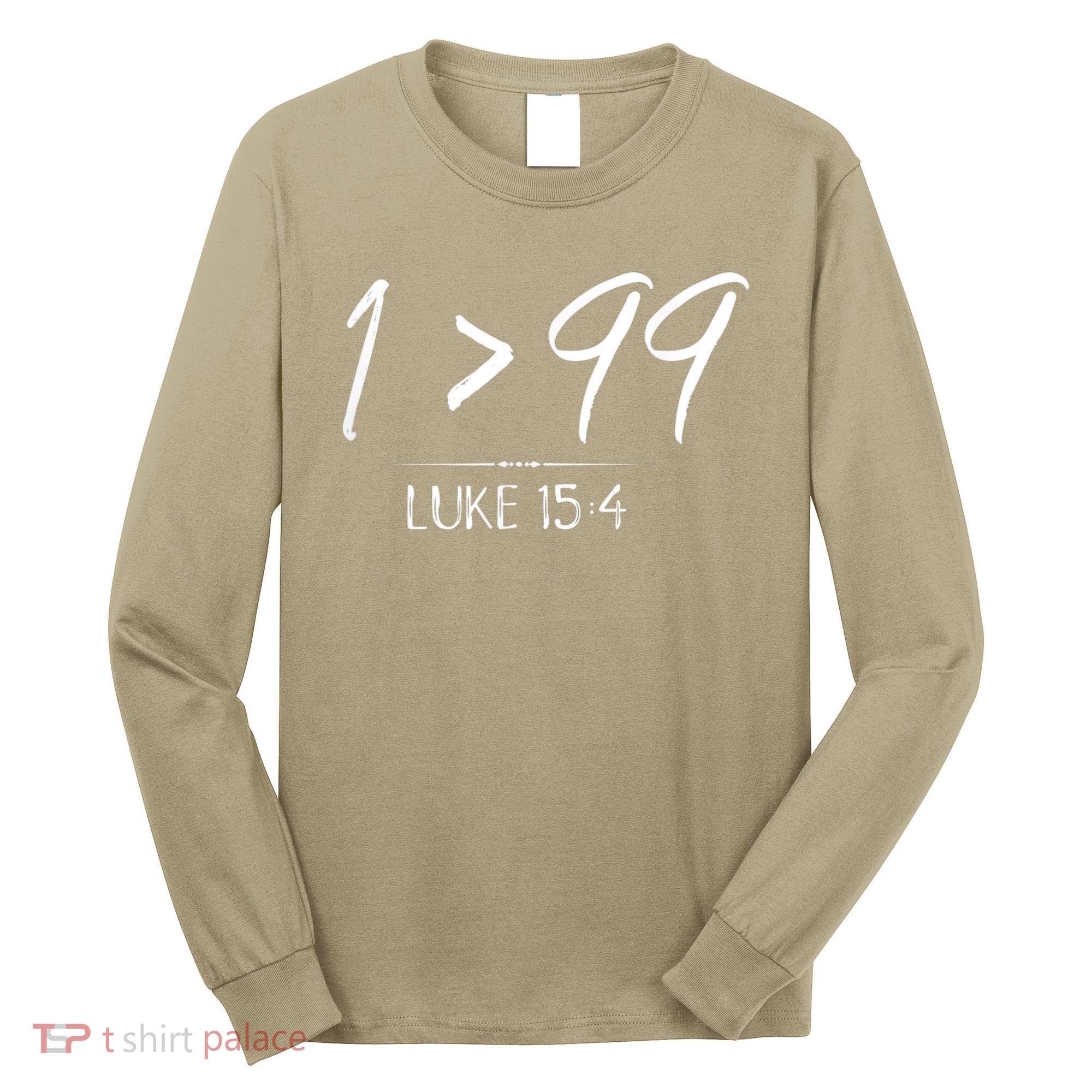 He Left The 99 To Rescue Me Christian Luke Sheep Gift Long Sleeve Shirt