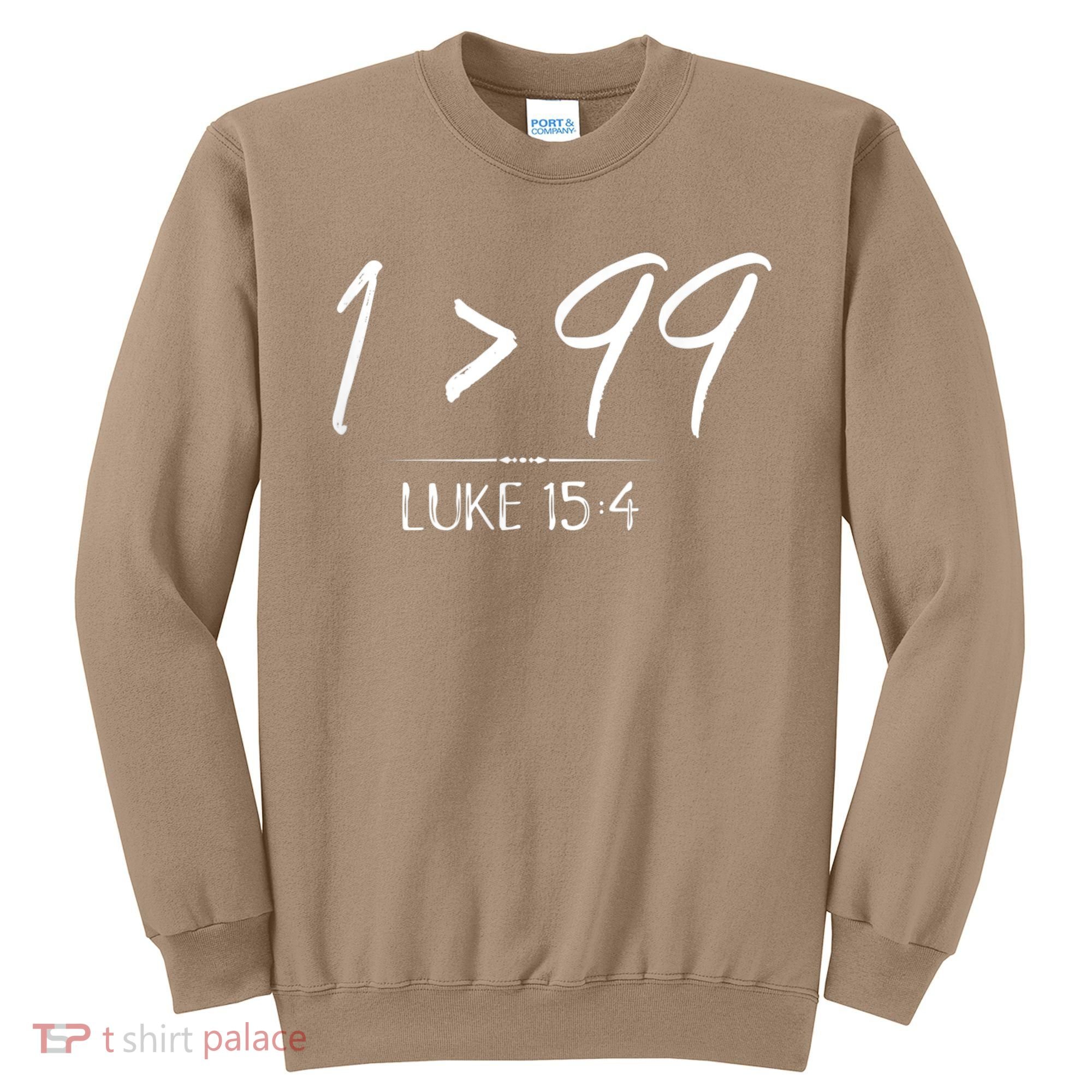 He Left The 99 To Rescue Me Christian Luke Sheep Gift Sweatshirt