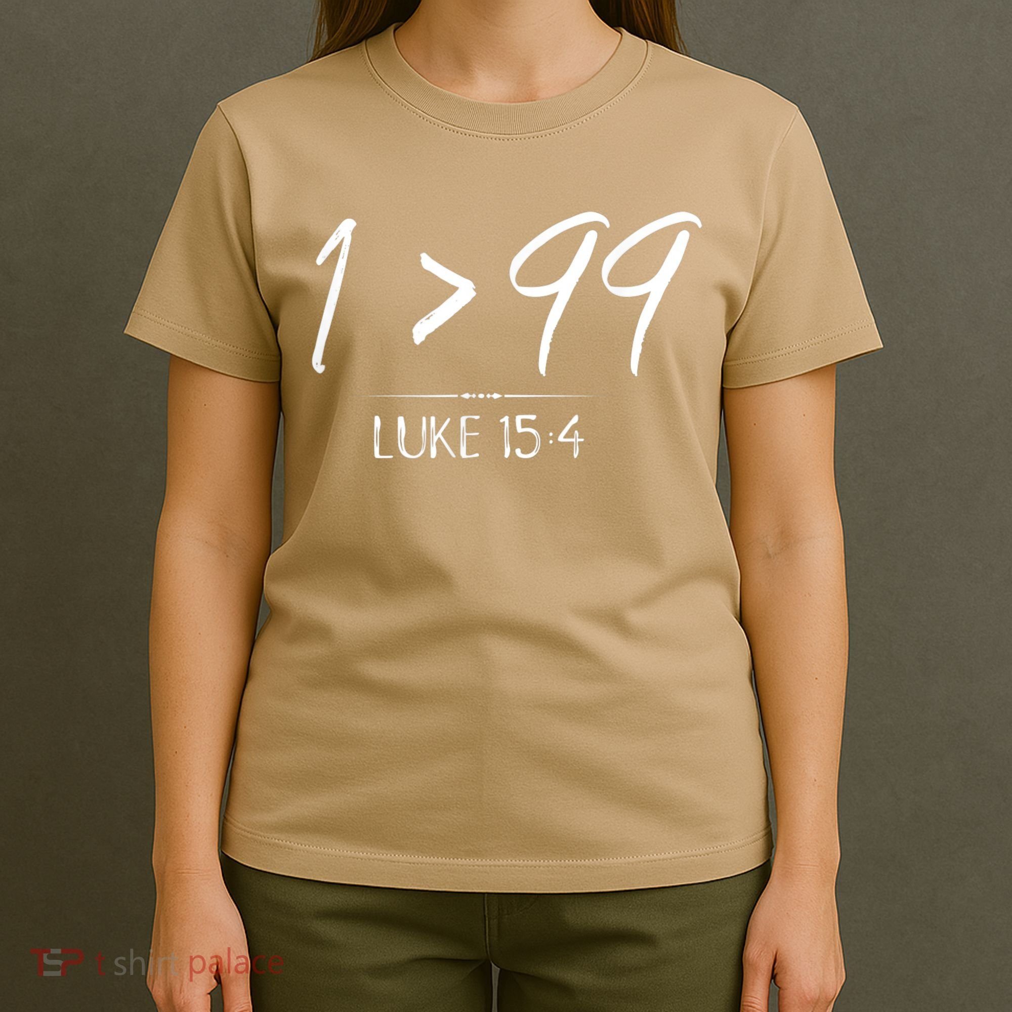 He Left The 99 To Rescue Me Christian Luke Sheep Gift T-Shirt