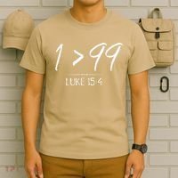 He Left The 99 To Rescue Me Christian Luke Sheep Gift T-Shirt thumb 6