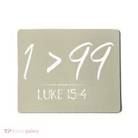 He Left The 99 To Rescue Me Christian Luke Sheep Gift Mousepad thumb 0