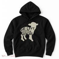 He Left The 99 To Rescue Me Religious Christian Hoodie thumb 0