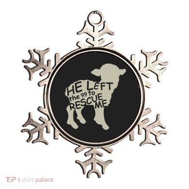 He Left The 99 To Rescue Me Religious Christian Ornament