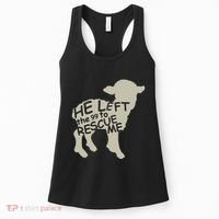 He Left The 99 To Rescue Me Religious Christian Women's Tank Top thumb 0