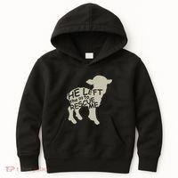 He Left The 99 To Rescue Me Religious Christian Kids Hoodie thumb 0