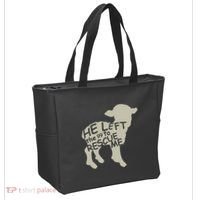 He Left The 99 To Rescue Me Religious Christian Tote Bag thumb 2