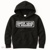 Hootin Leads To Hollerin Groovy Kids Hoodie thumb 0