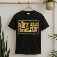 Hootin Leads To Hollerin Cowboy Groovy T-Shirt thumb 2
