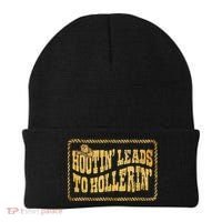 Hootin Leads To Hollerin Cowboy Groovy Beanie thumb 0