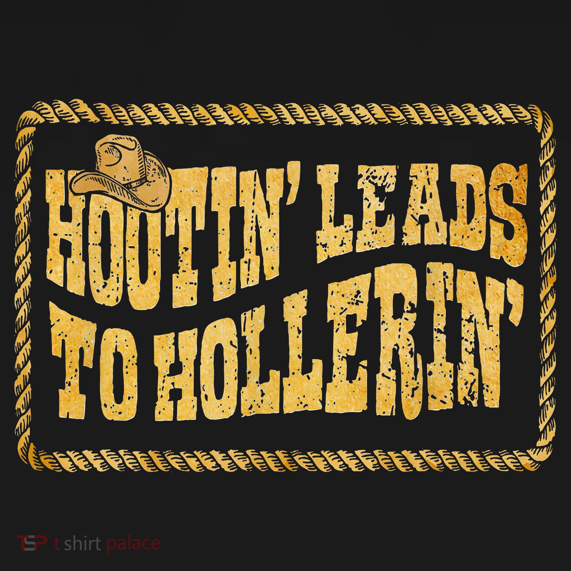 Hootin Leads To Hollerin Cowboy Groovy Women's Hoodie