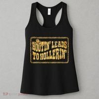 Hootin Leads To Hollerin Cowboy Groovy Women's Tank Top thumb 3