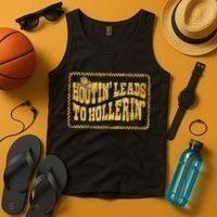 Hootin Leads To Hollerin Cowboy Groovy Tank Top thumb 4