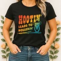 Hootin Leads To Hollerin Women's T-Shirt thumb 2