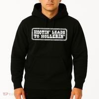 Hootin Leads To Hollerin Groovy Hoodie thumb 2