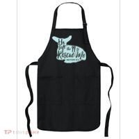 He Left The 99 To Rescue Me Green Chevron Christian Apron thumb 0