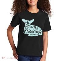 He Left The 99 To Rescue Me Green Chevron Christian Kids T-Shirt thumb 2