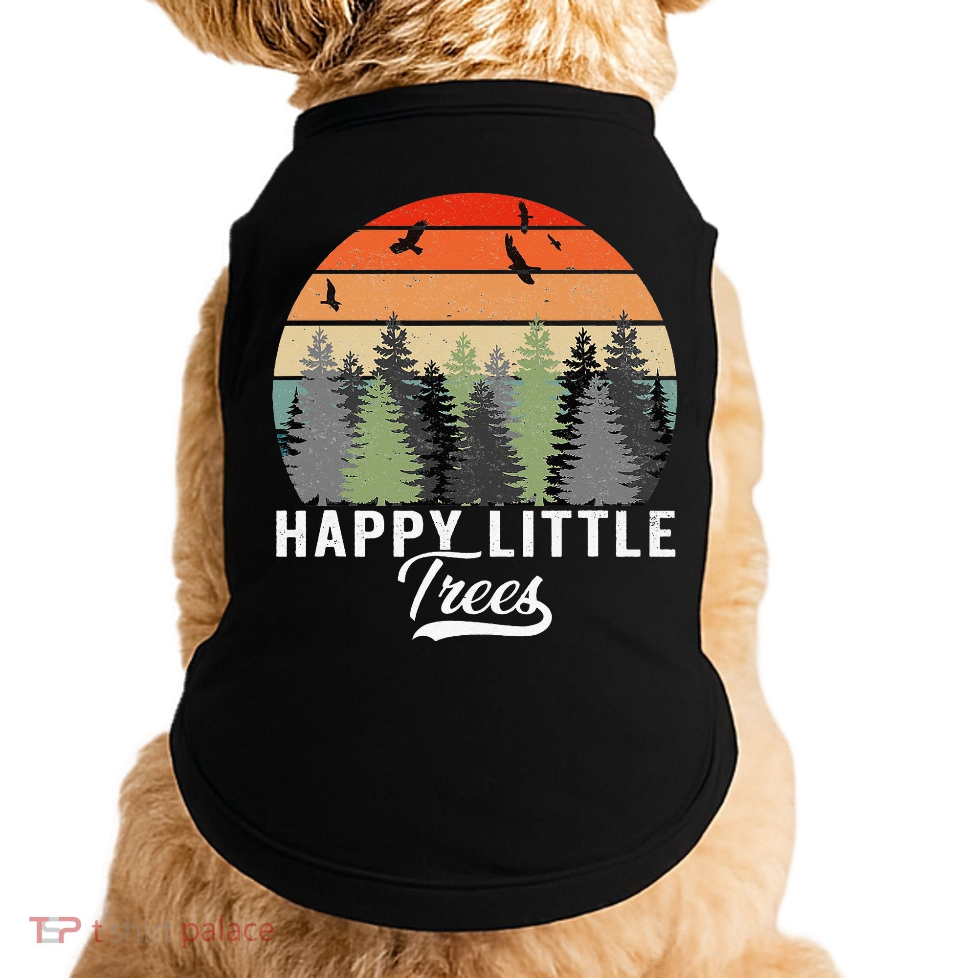 Happy Little Tree Bob Style Forests Doggie Tank
