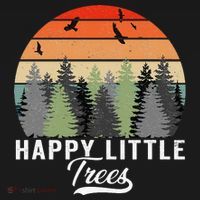 Happy Little Tree Bob Style Forests Doggie Tank thumb 4