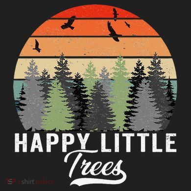 Happy Little Tree Bob Style Forests 11oz C Handle Ceramic Mug