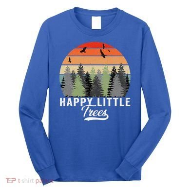 Happy Little Tree Bob Style Forests Long Sleeve Shirt