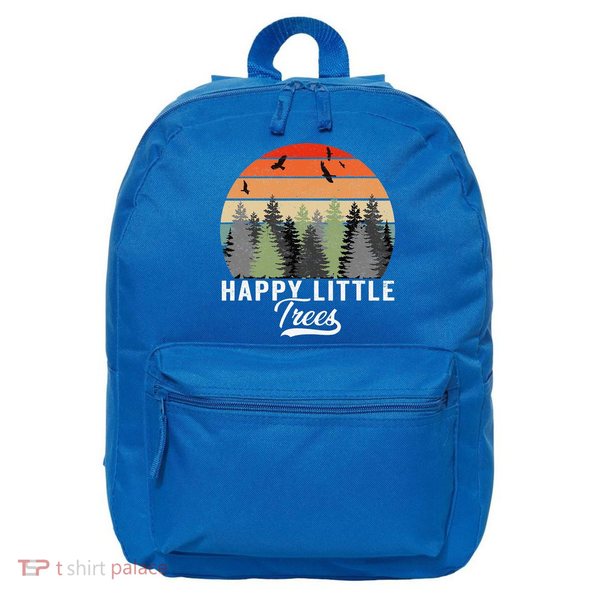 Happy Little Tree Bob Style Forests 16 in Basic Backpack