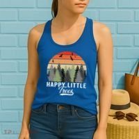 Happy Little Tree Bob Style Forests Women's Tank Top thumb 2
