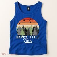 Happy Little Tree Bob Style Forests Tank Top thumb 2