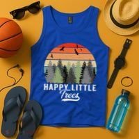 Happy Little Tree Bob Style Forests Tank Top thumb 4