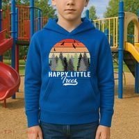 Happy Little Tree Bob Style Forests Kids Hoodie thumb 2