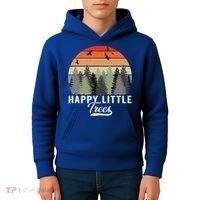 Happy Little Tree Bob Style Forests Kids Hoodie thumb 4