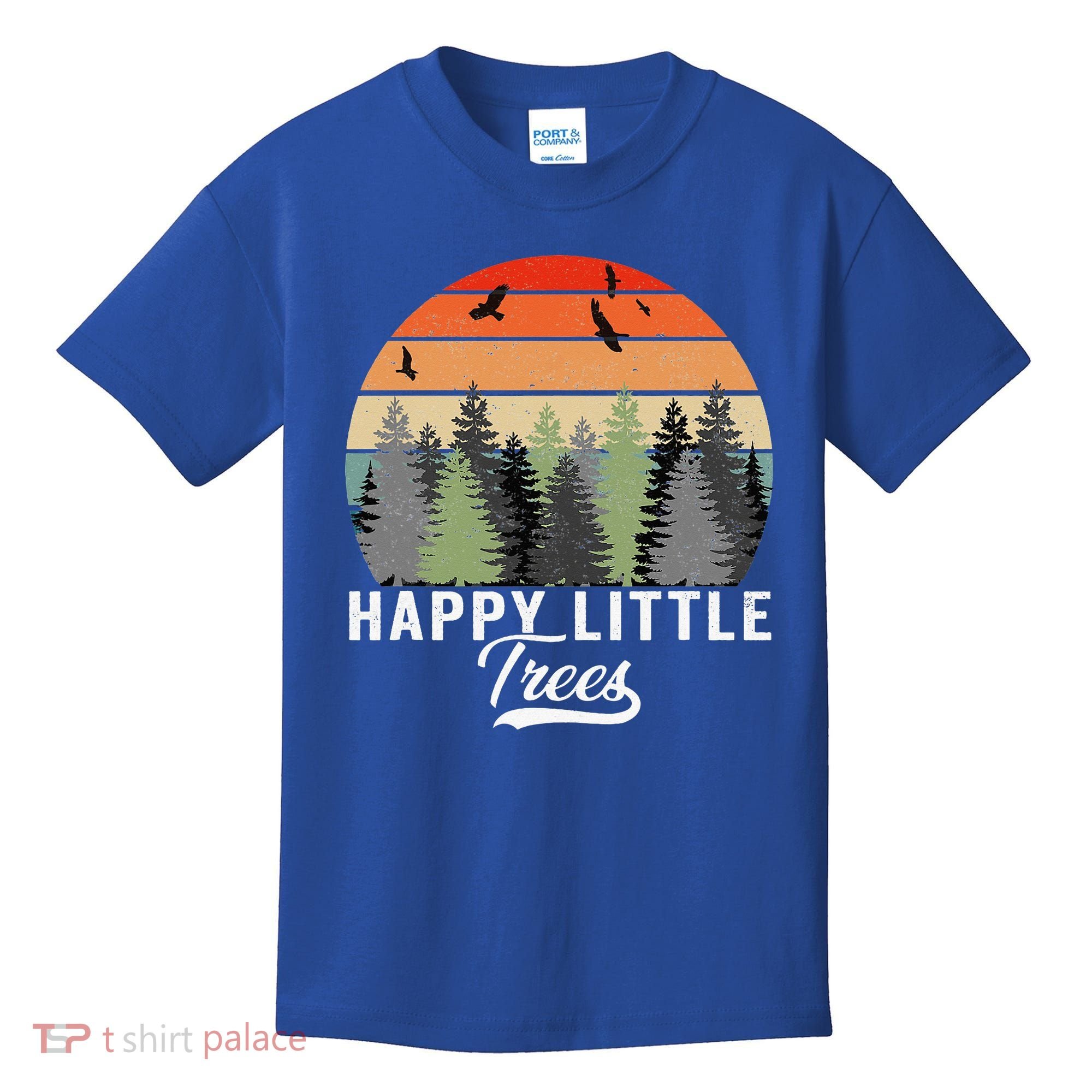 Happy Little Tree Bob Style Forests Kids T-Shirt