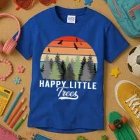 Happy Little Tree Bob Style Forests Kids T-Shirt thumb 3