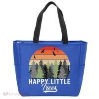 Happy Little Tree Bob Style Forests Tote Bag thumb 0