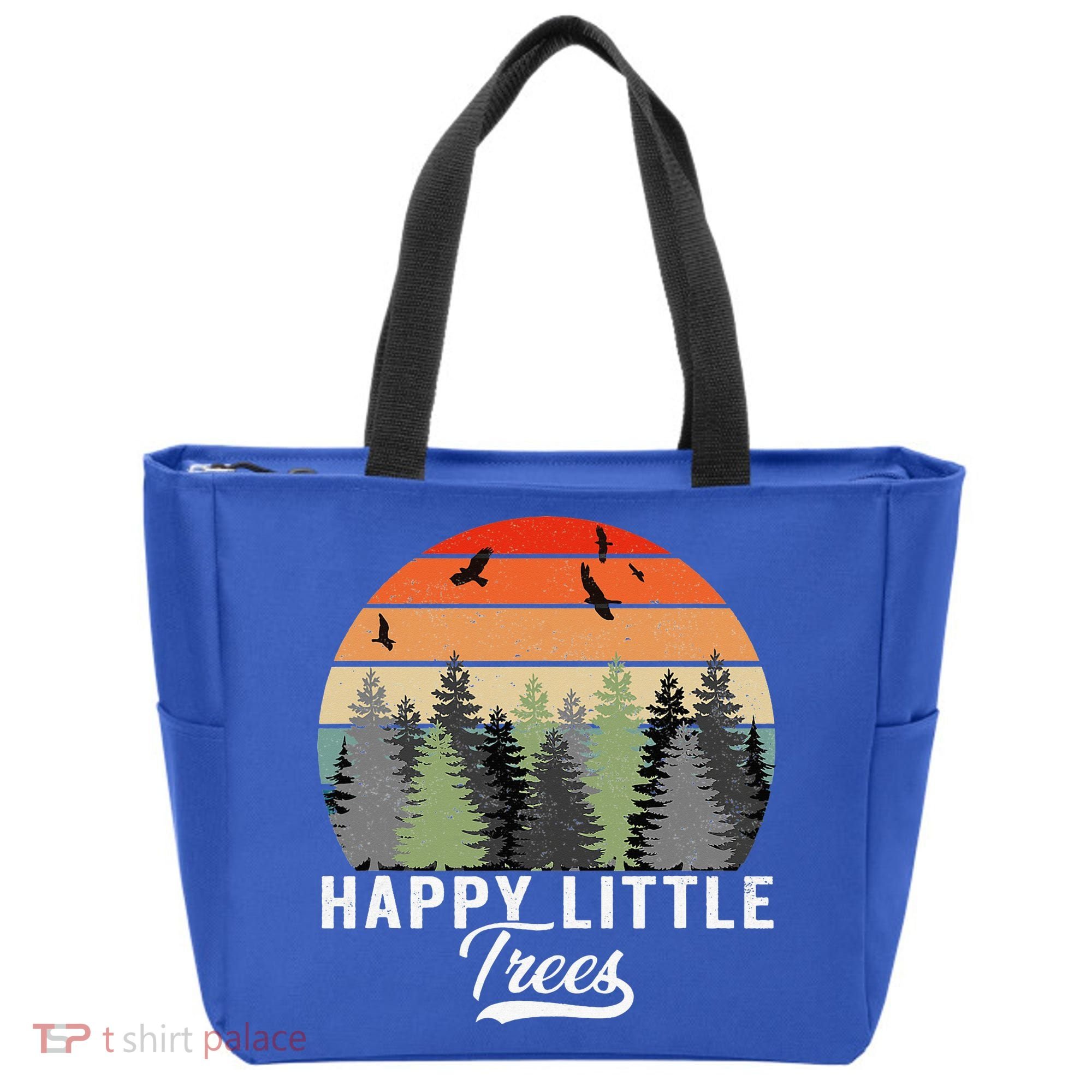 Happy Little Tree Bob Style Forests Tote Bag