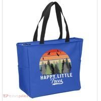 Happy Little Tree Bob Style Forests Tote Bag thumb 2
