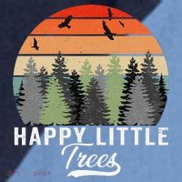 Happy Little Tree Bob Style Forests Raglan Baseball Sleeve Shirt thumb 2