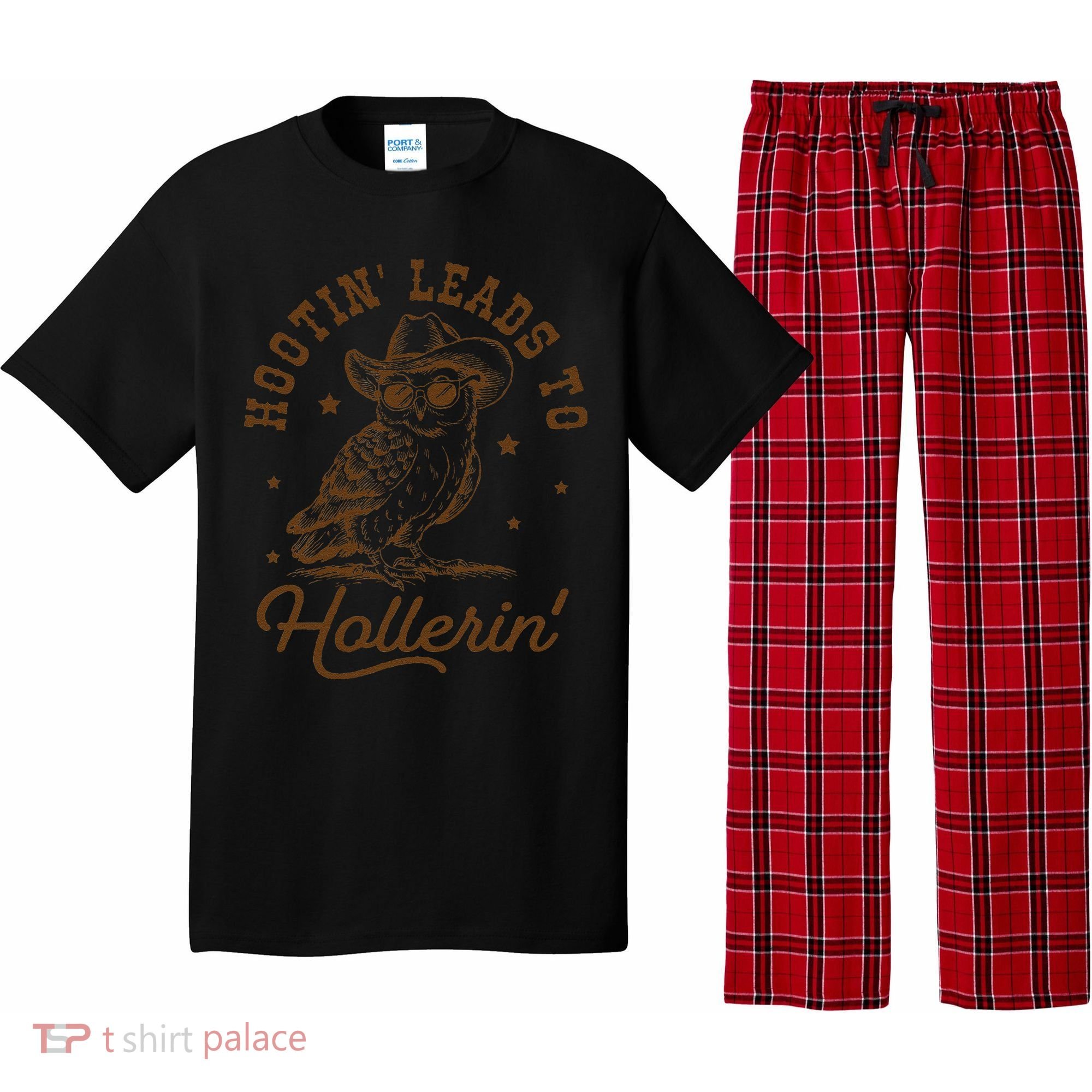 Hootin Leads To Hollerin Gift Pajama Set