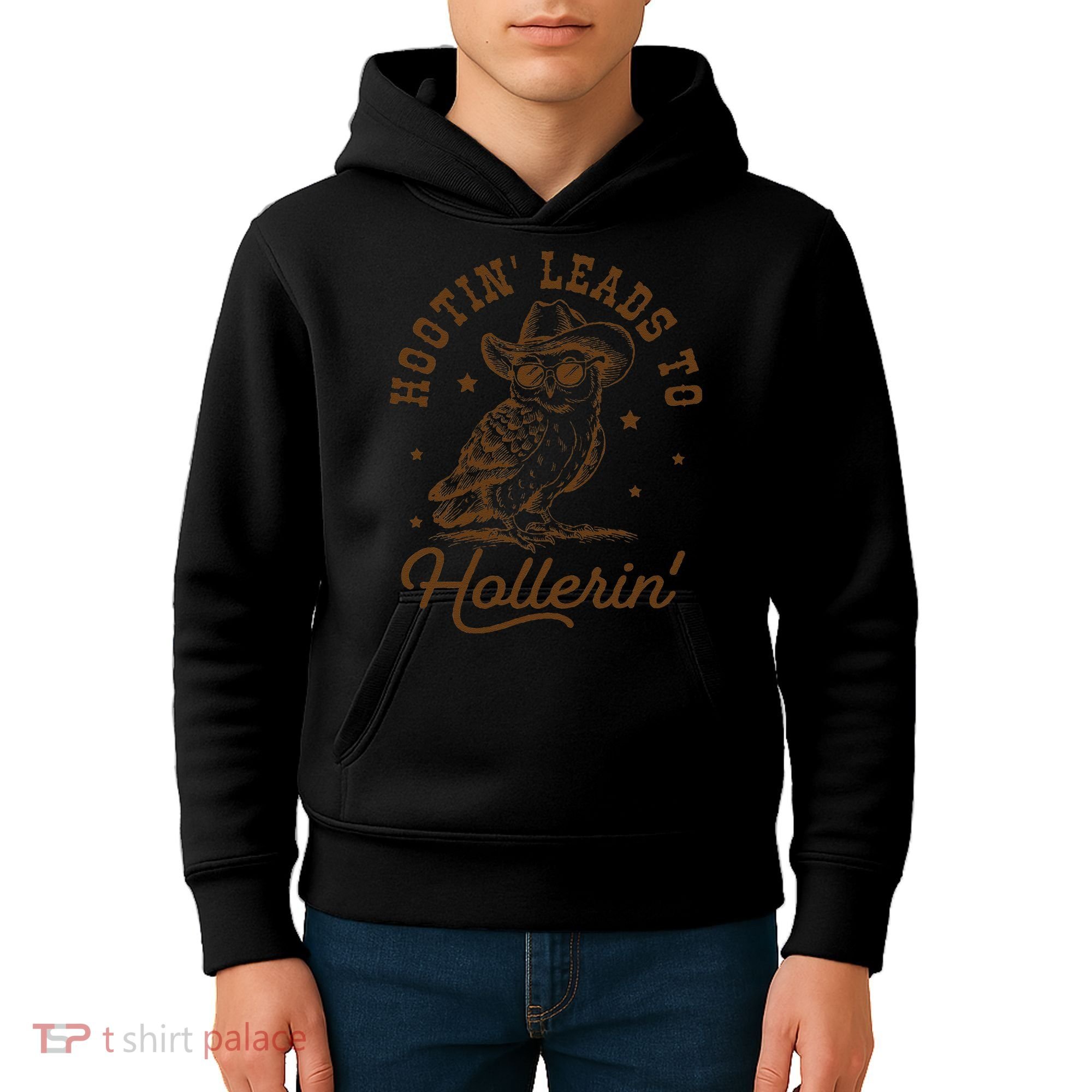Hootin Leads To Hollerin Gift Kids Hoodie