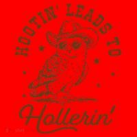 Hootin Leads To Hollerin Gift Santa Hat thumb 1