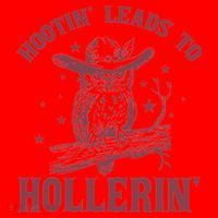 Hootin' Leads To Hollerin' Santa Hat thumb 1