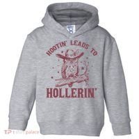 Hootin' Leads To Hollerin' Toddler Hoodie thumb 0