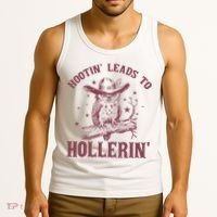 Hootin' Leads To Hollerin' Tank Top thumb 3