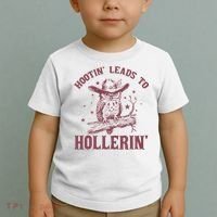 Hootin' Leads To Hollerin' Toddler T-Shirt thumb 2