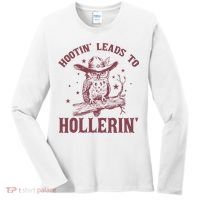 Hootin' Leads To Hollerin' Women's Long Sleeve Shirt thumb 0