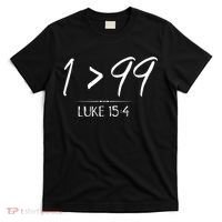 He Left The 99 To Rescue Me Christian Luke Sheep Gift T-Shirt thumb 0