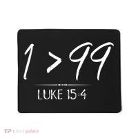 He Left The 99 To Rescue Me Christian Luke Sheep Gift Mousepad thumb 0