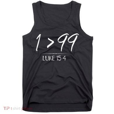 He Left The 99 To Rescue Me Christian Luke Sheep Gift Tank Top